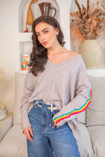 Charger l'image dans la galerie, Pull CAPUCINE gris