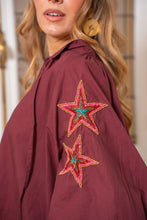 Charger l'image dans la galerie, Chemise ÉTOILE Bordeaux