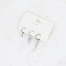 Charger l'image dans la galerie, Boucles - MANDY argenté