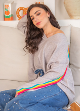 Charger l'image dans la galerie, Pull CAPUCINE gris