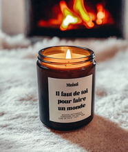Charger l'image dans la galerie, Bougie - Il faut de toi pour faire un monde