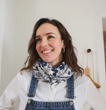 Charger l'image dans la galerie, Foulard - BLEU LUREX