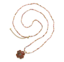 Charger l'image dans la galerie, Collier - TREFLE Opale rose