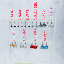 Charger l'image dans la galerie, Boucles - CRISTAL ARGENTÉ //