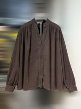 Charger l'image dans la galerie, Chemise VELOURS chocolat