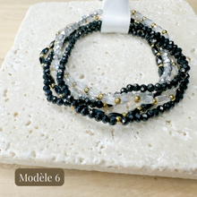 Charger l'image dans la galerie, Lot de 5 bracelets - CRISTAL
