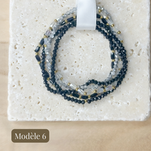 Charger l'image dans la galerie, Lot de 5 bracelets - CRISTAL
