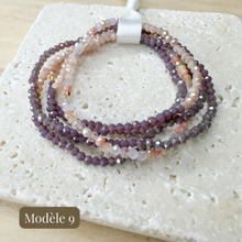 Charger l'image dans la galerie, Lot de 5 bracelets - CRISTAL
