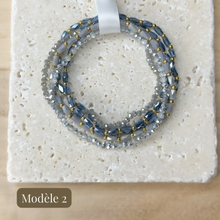 Charger l'image dans la galerie, Lot de 5 bracelets - CRISTAL
