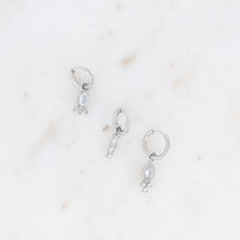 Charger l&#39;image dans la galerie, Boucles - BELOVED argenté
