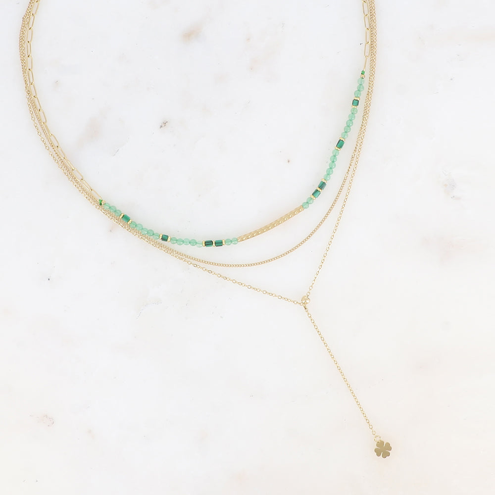 Collier - LEONA trèfle