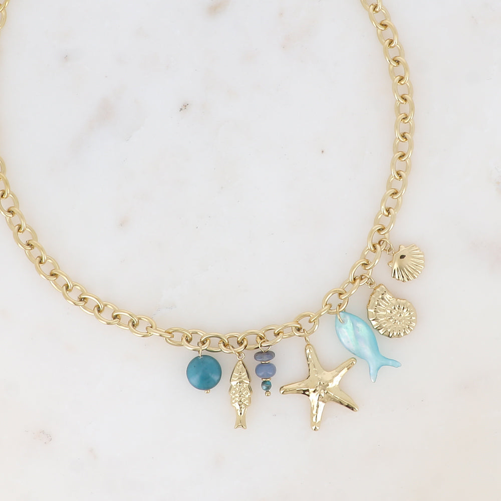Collier - NEORA bleu