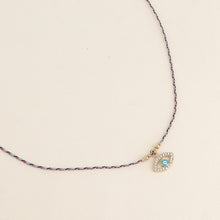 Charger l&#39;image dans la galerie, Collier - MAXINE oeil bleu
