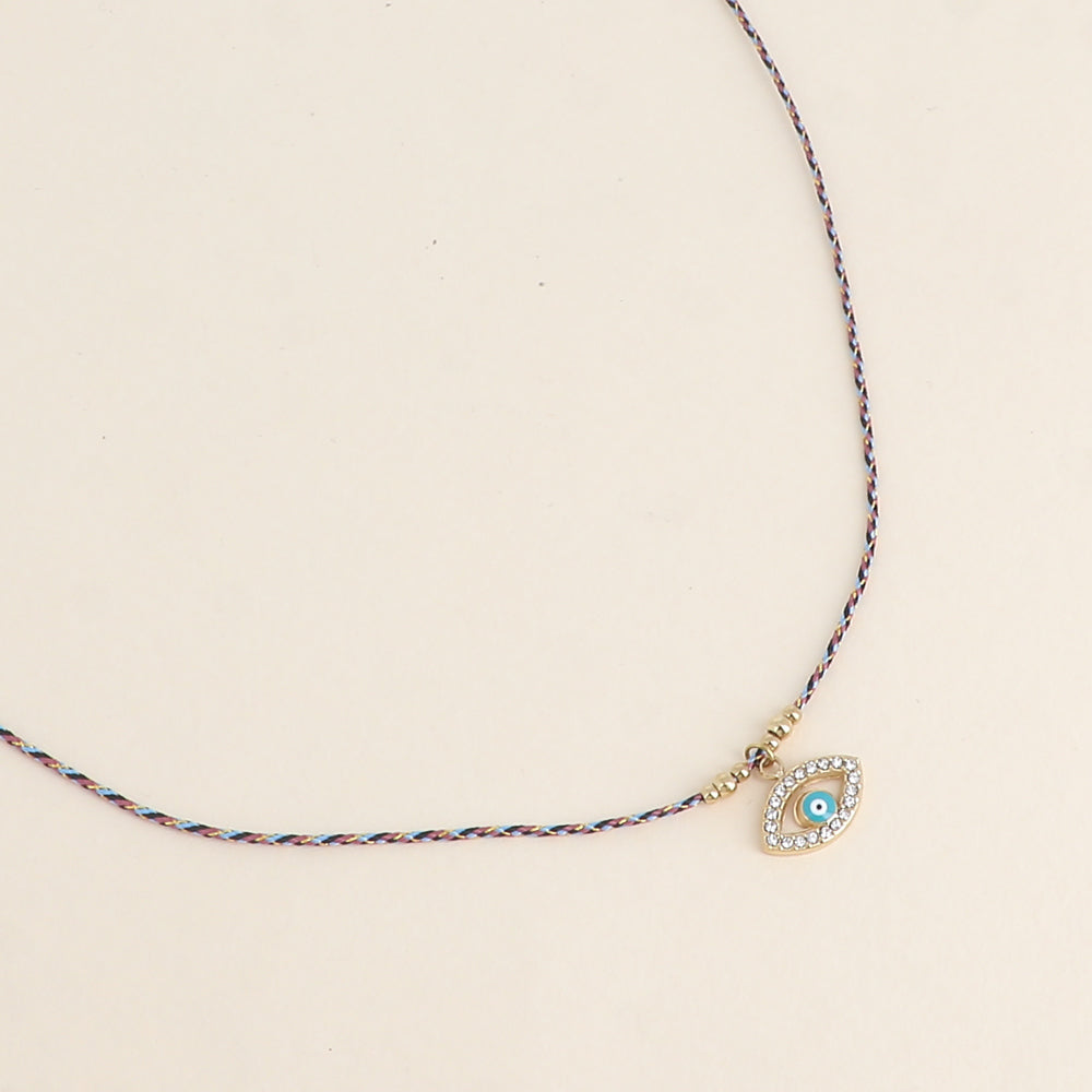 Collier - MAXINE oeil bleu