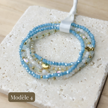 Charger l'image dans la galerie, Lot de 5 bracelets - CRISTAL
