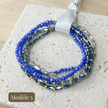 Charger l'image dans la galerie, Lot de 5 bracelets - CRISTAL
