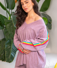 Charger l&#39;image dans la galerie, Pull CAPUCINE parme
