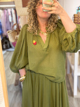 Charger l'image dans la galerie, JOHANNA PARIS - Blouse PLUMETTIS
